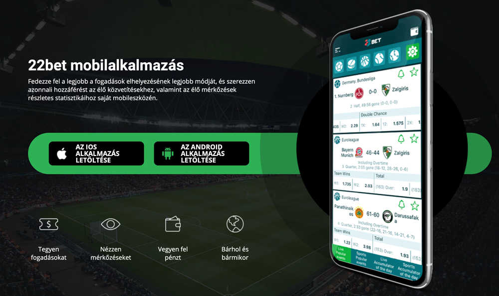 22bet mobil